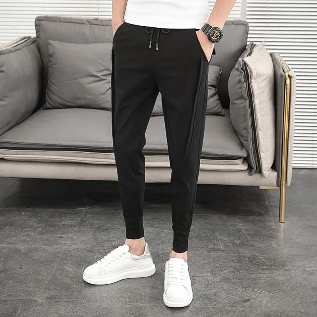 Men Fashion Slim Fit Joggers Trousers