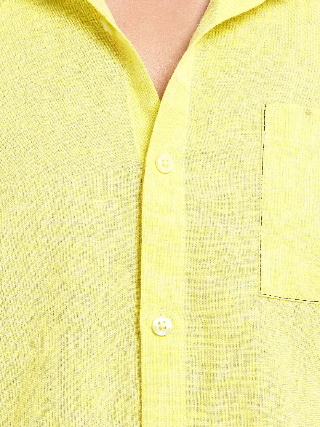 Men's Basic Collar Casual Short Sleeve Shirt