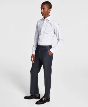 Michael Kors Mens Classic fit Dress Pants 42 / 32 Grey Solid Stretch