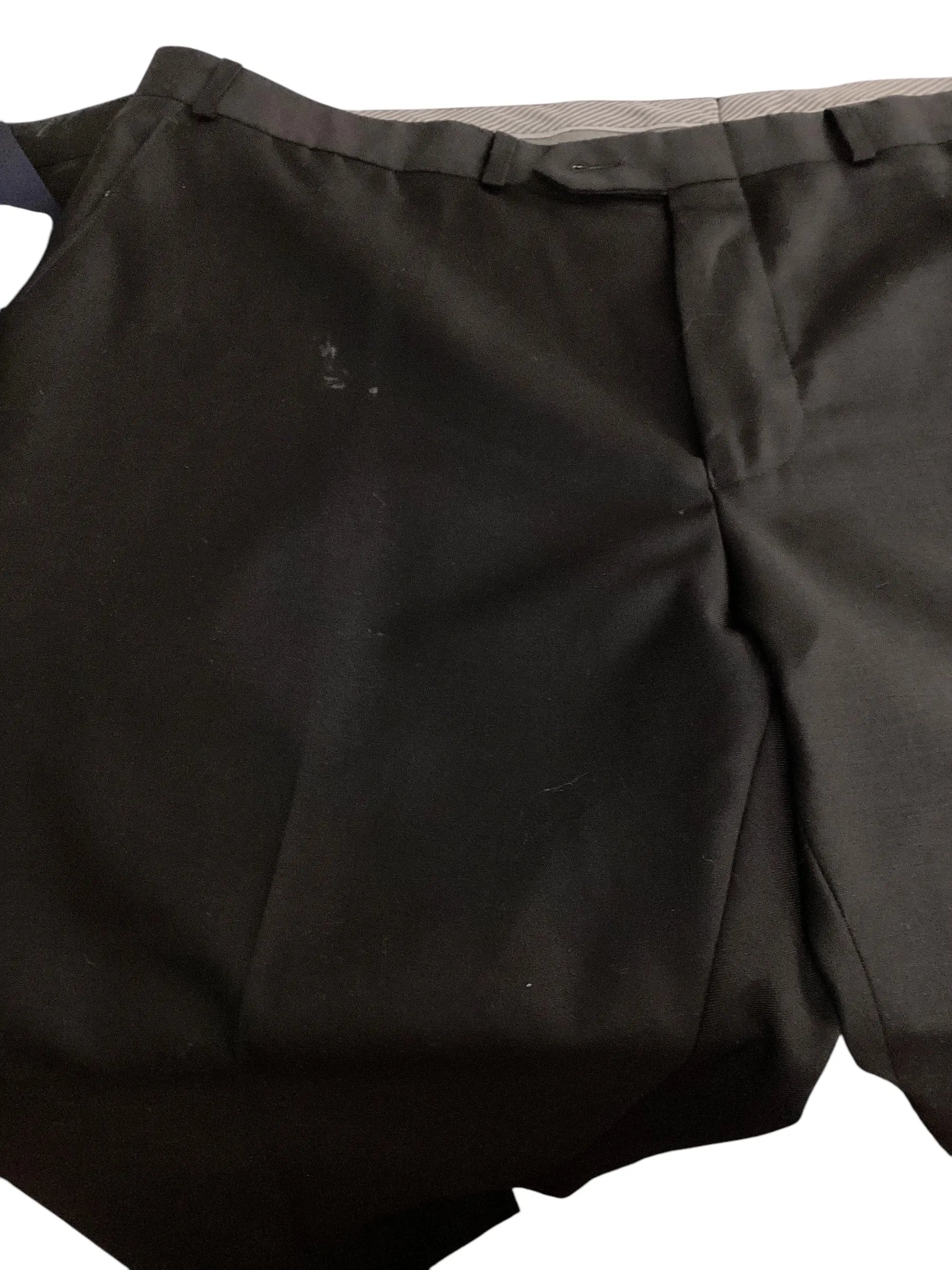 Michael Kors Mens Classic fit Dress Pants Pants 42 / 30 Black Solid Stretch