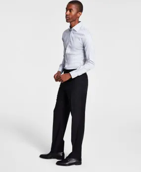 Michael Kors Mens Classic fit Dress Pants Pants 42 / 30 Black Solid Stretch