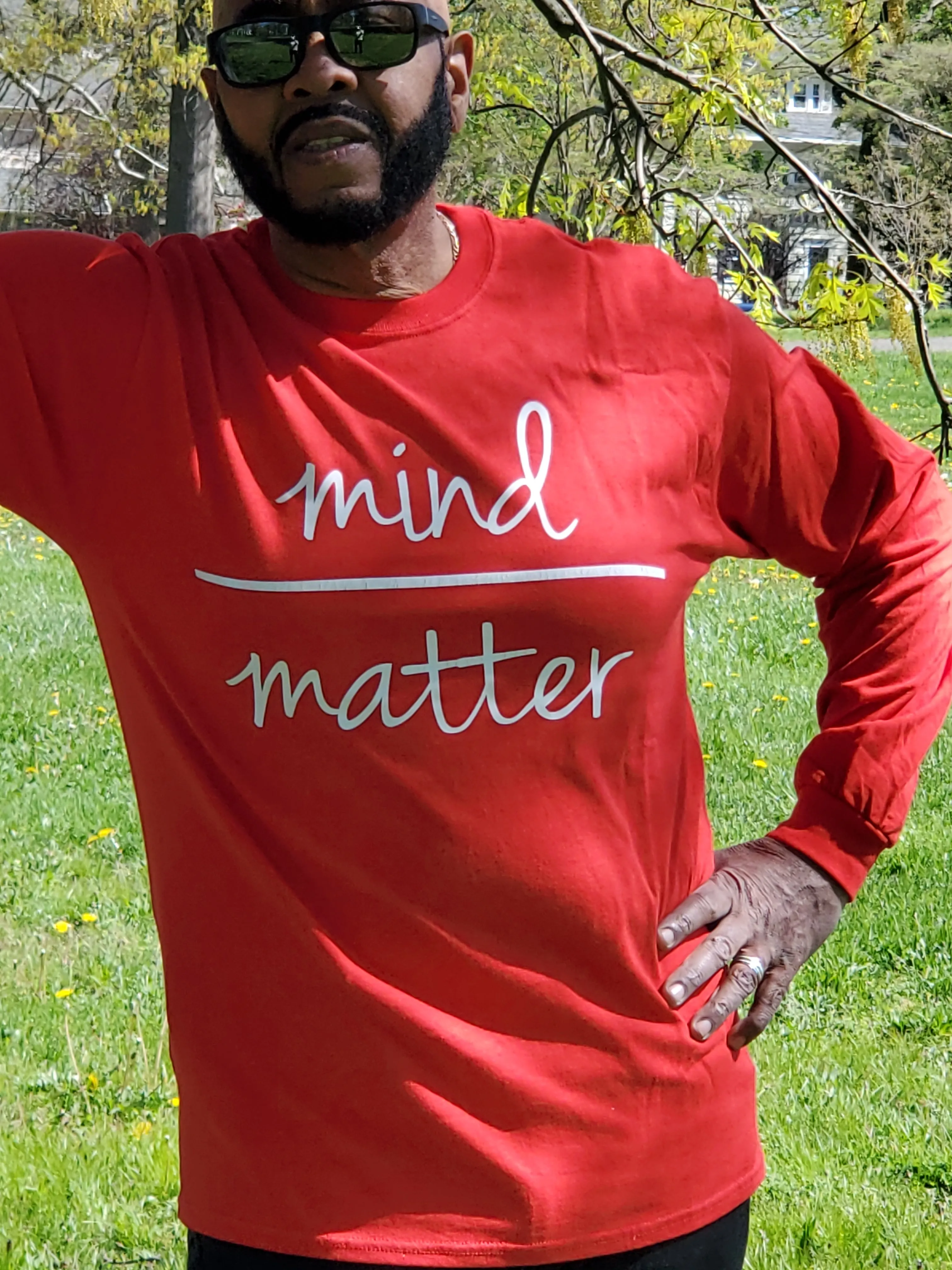 MIND OVER MATTER       LONG SLEEVE T-SHIRT