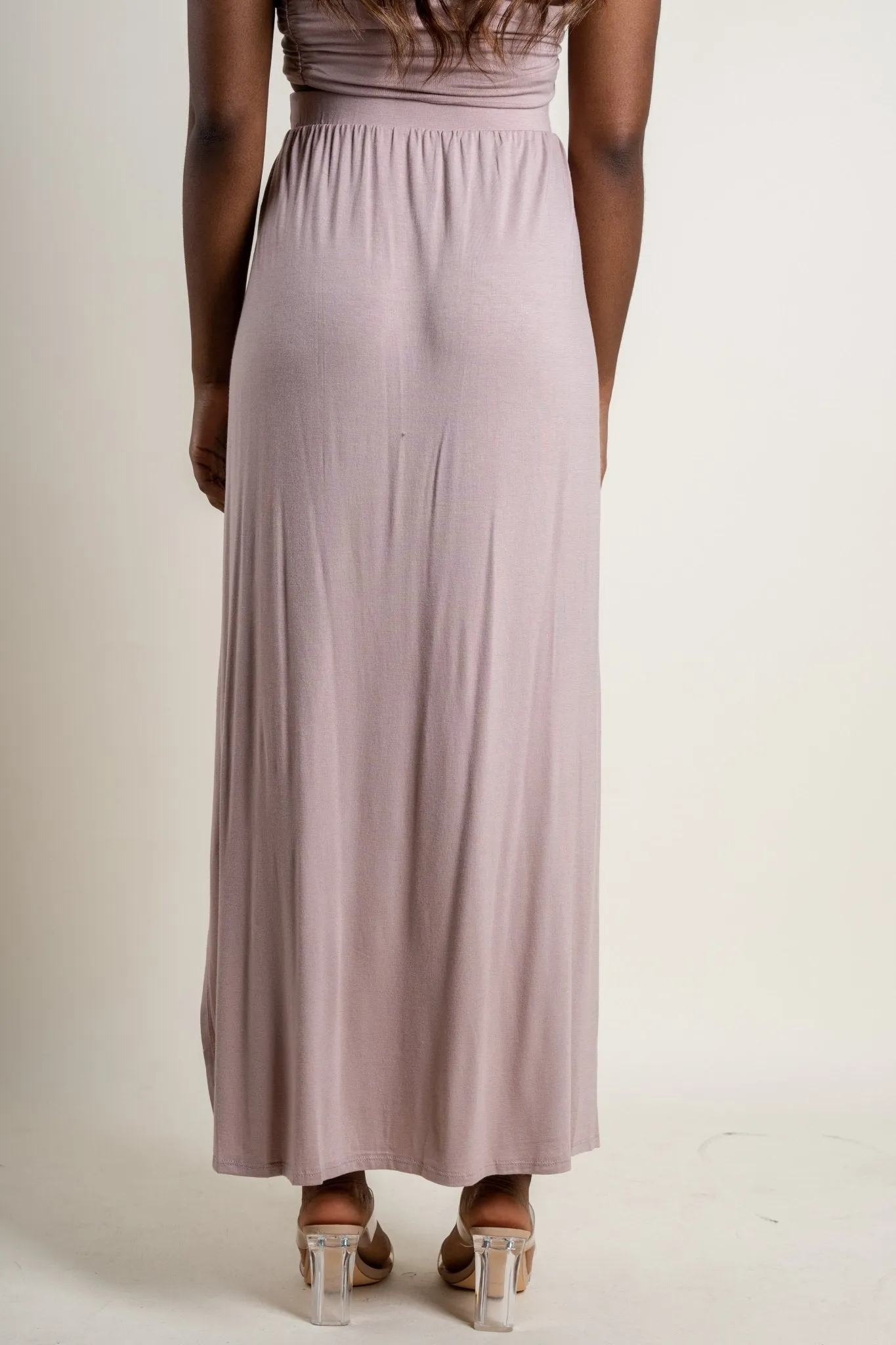 Naya maxi skirt taupe