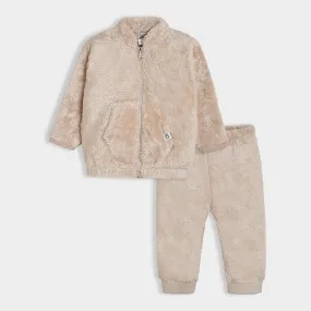 Neutral Love Flurry Sweatshirt & Jogger Set