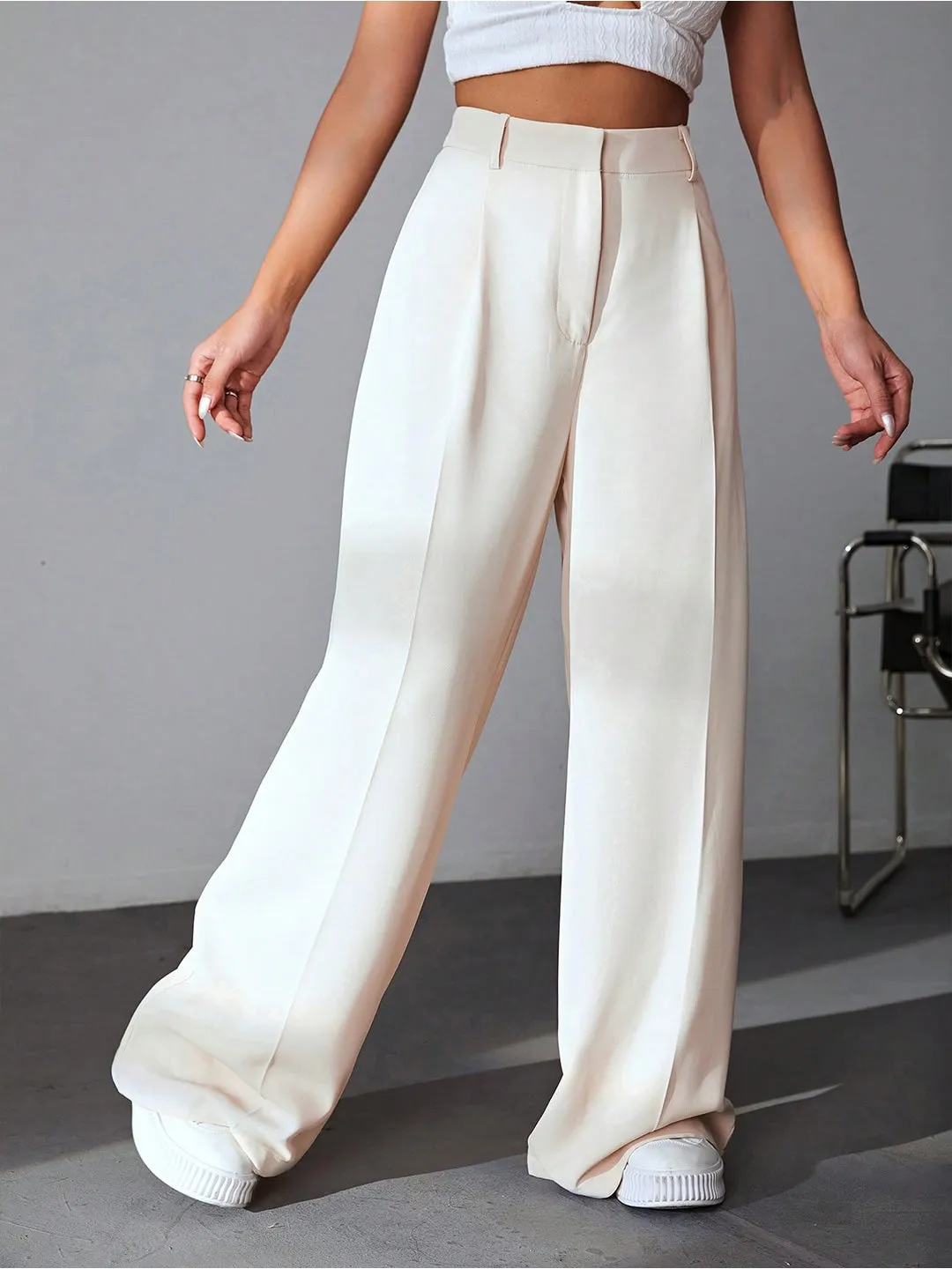 Off-White Woven Parallel Trousers