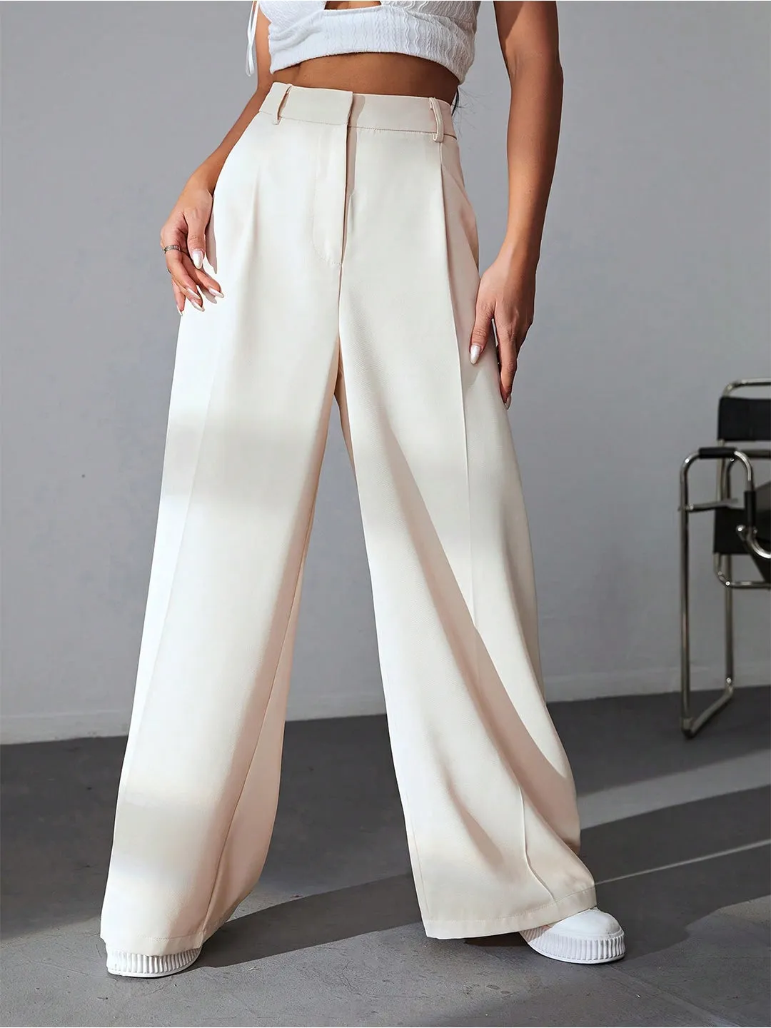 Off-White Woven Parallel Trousers