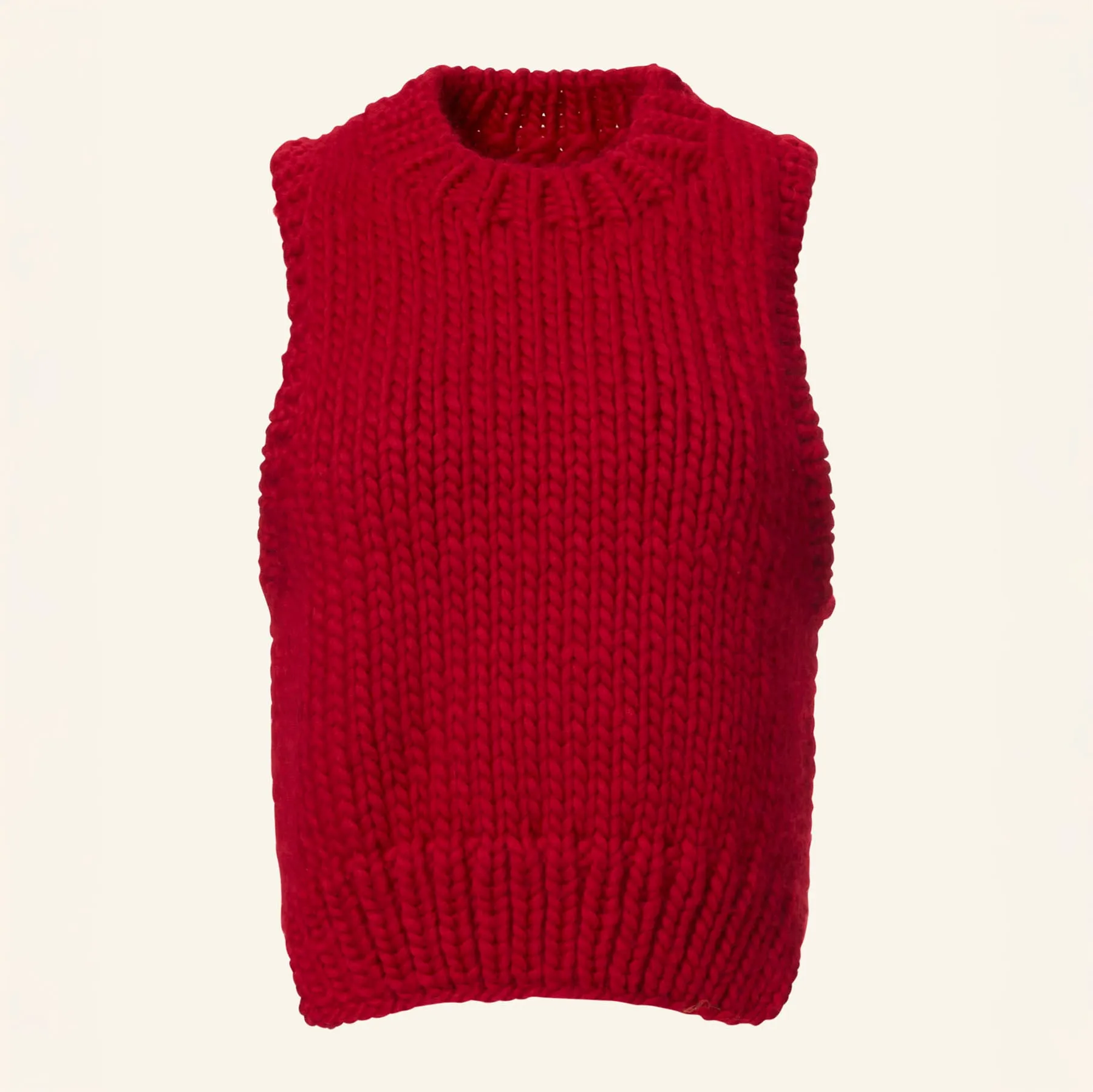 Quentin Knit Cardinal Top