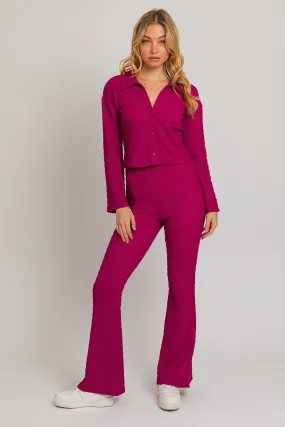 "Pink Christmas" Magenta Matching Set