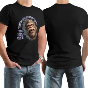 "There's on in every family...", Bigfoot, Sasquatch, Cotton Short Sleeve T-shirt