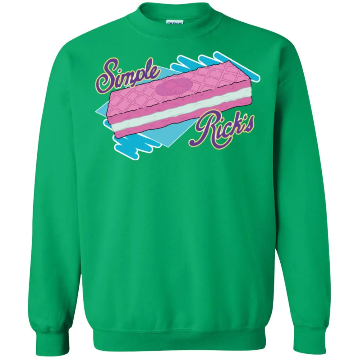 Rick And Morty Simple Rick's Wafer Cookie Unisex Crewneck Pullover Sweatshirt