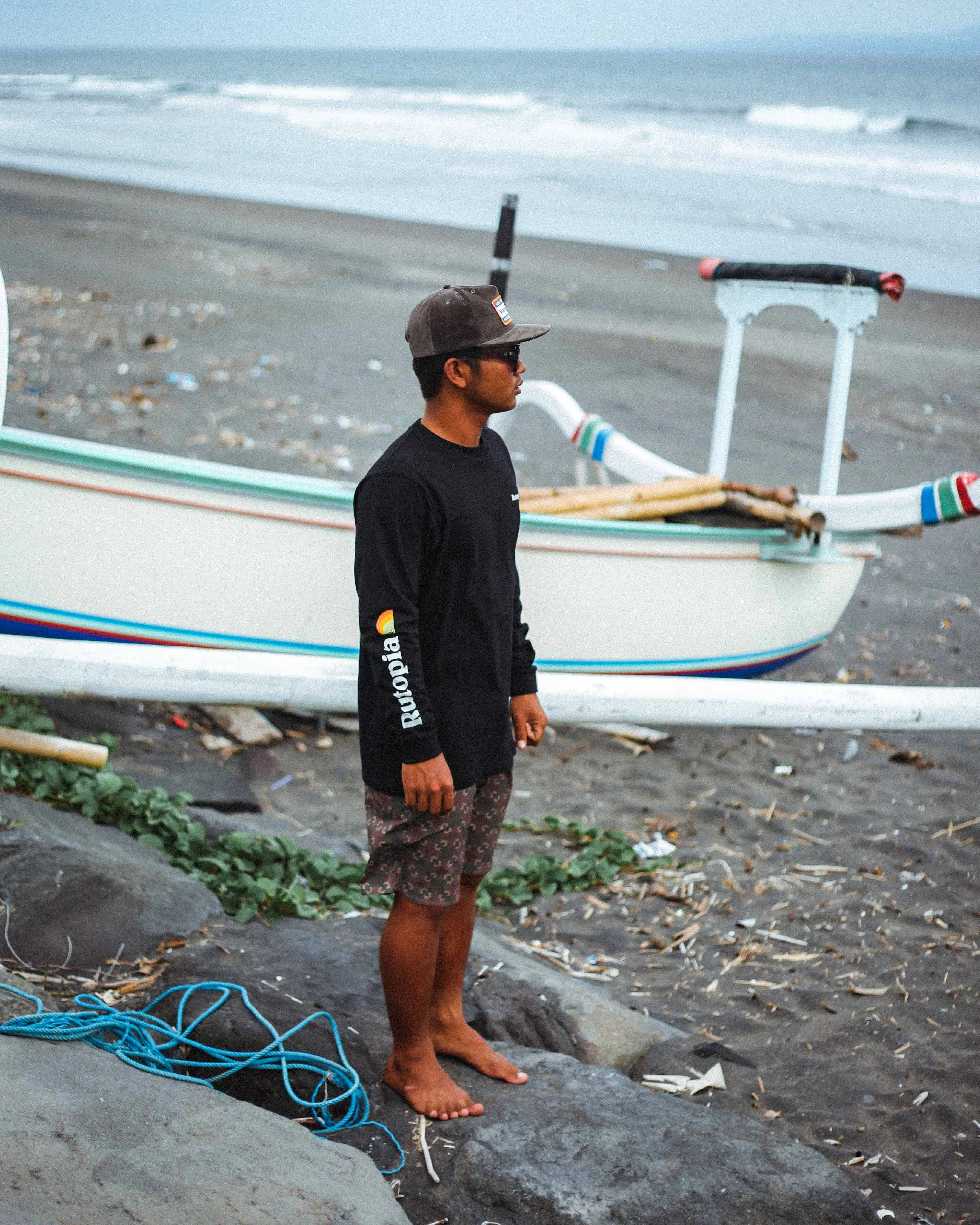 RUTOPIA Logo Long Sleeve T-shirt