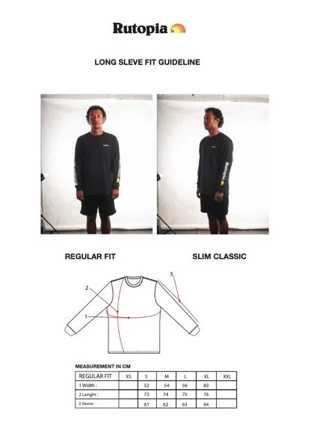 RUTOPIA Logo Long Sleeve T-shirt