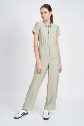 Short Sleeve Jumpsuit