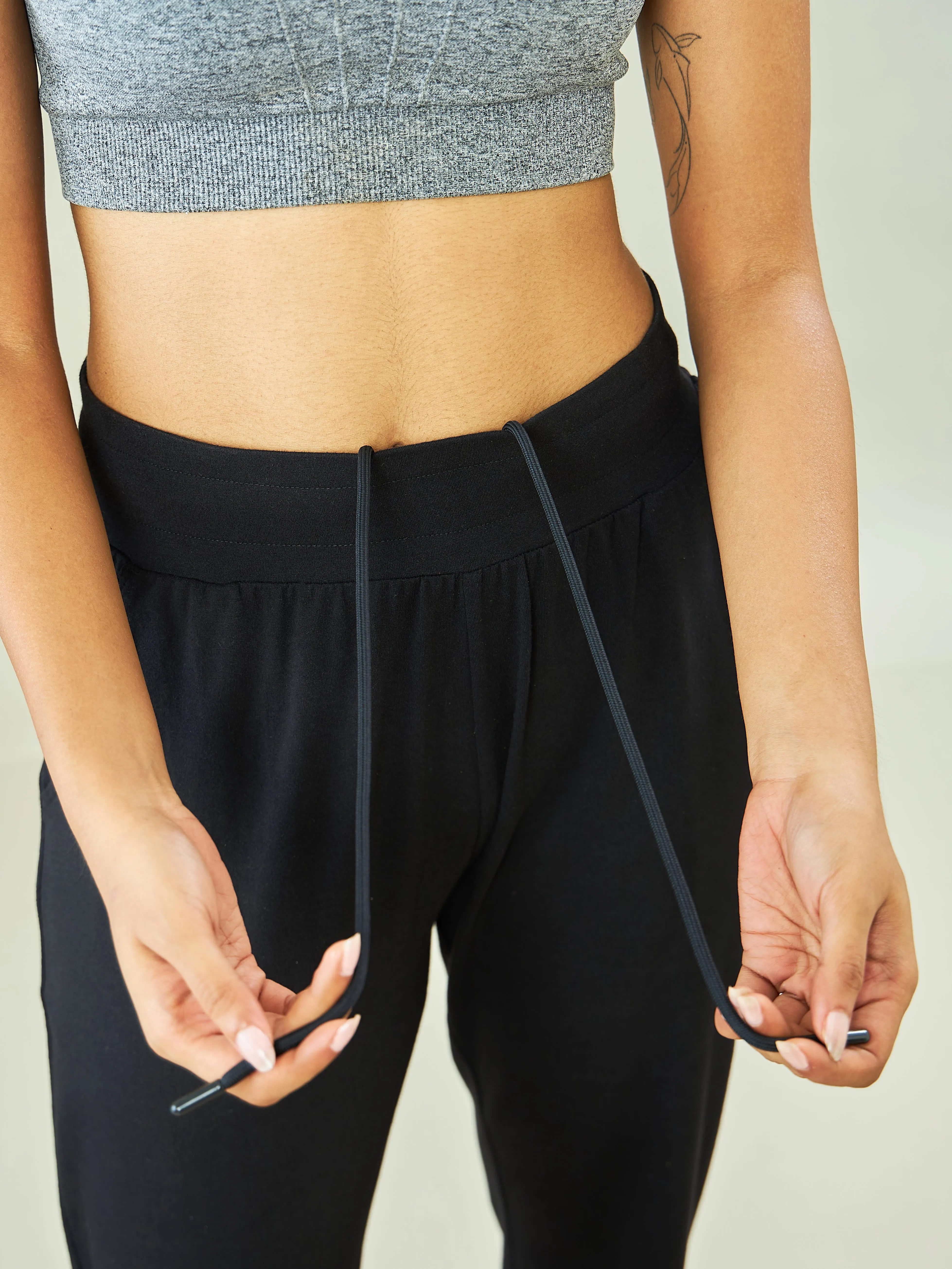 Solid Active Joggers with Pockets