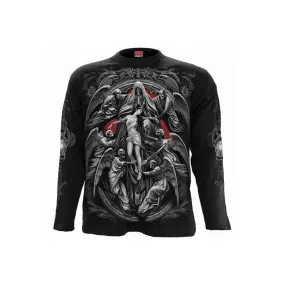 Spiral Reaper's Door - Longsleeve T-Shirt Black