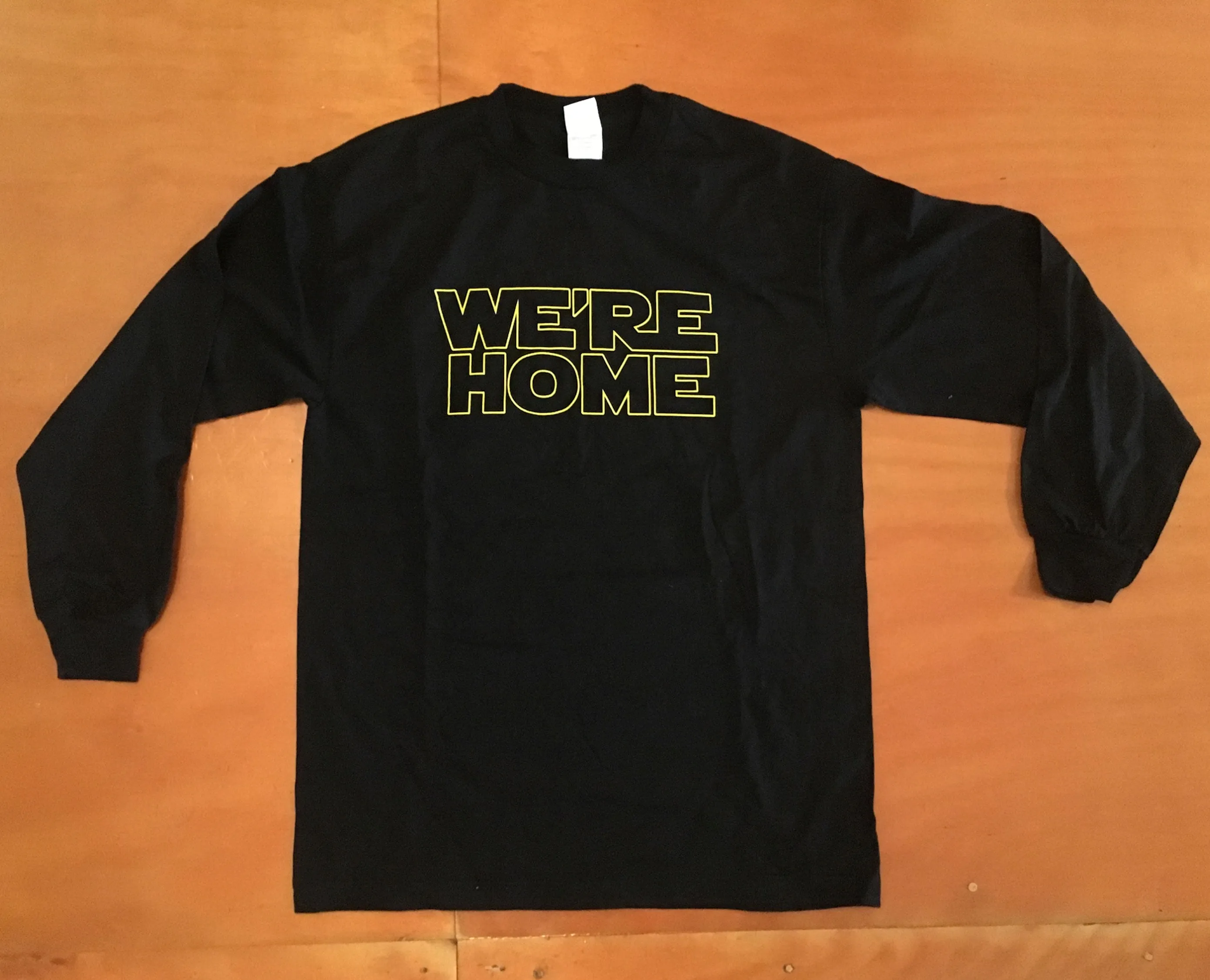 Steele Wars - We're Home - Black Long Sleeve T-shirt