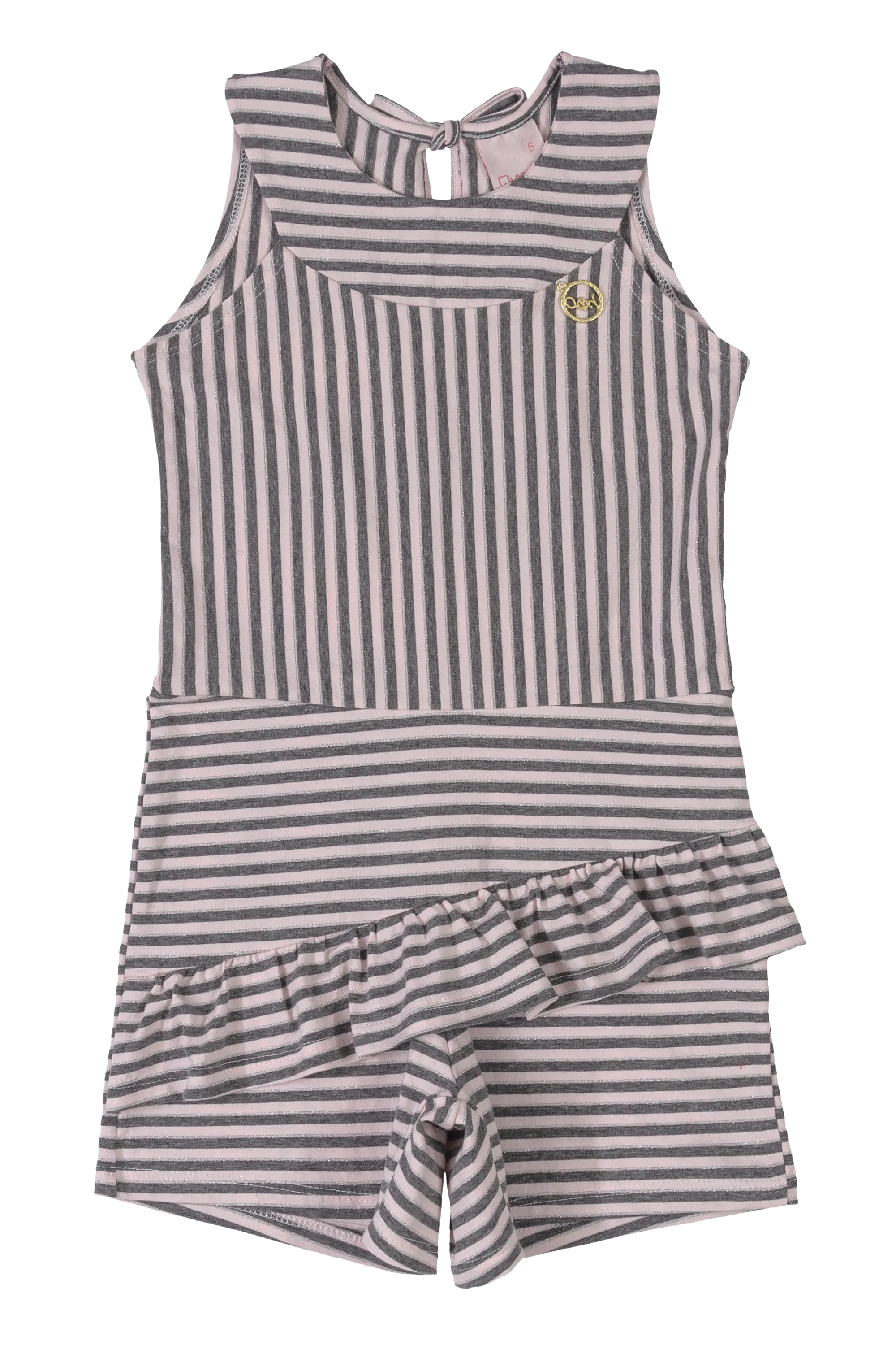 Stripe Lurex Romper