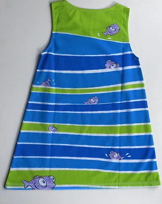 Striped Fish - Girl's boho dress