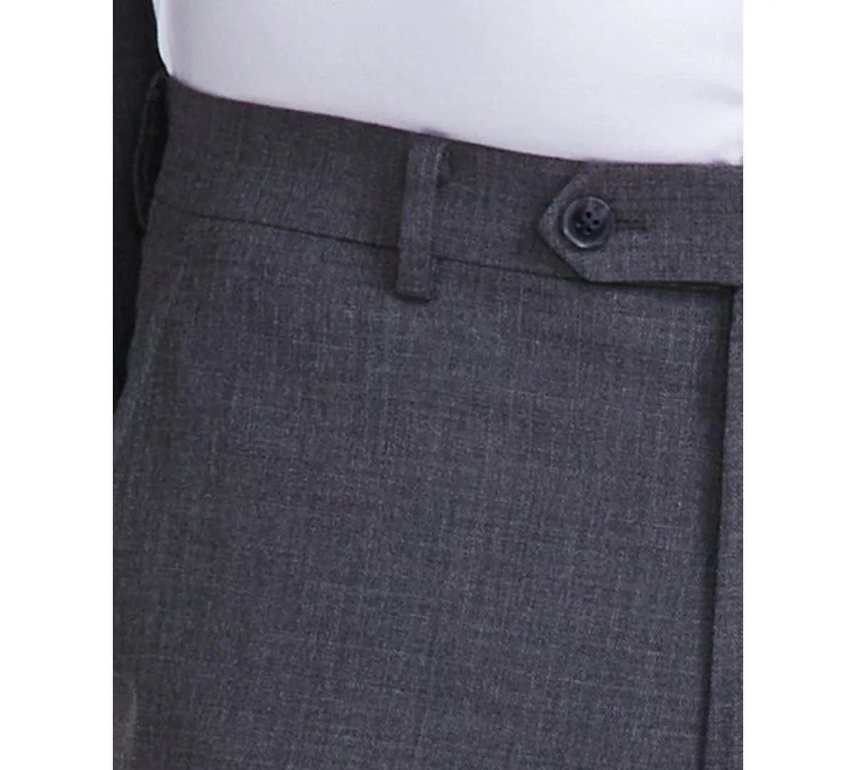 Tallia Mens Classic fit Dress Pants 32 / 30 Grey Solid