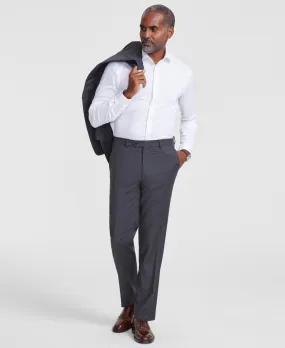 Tallia Mens Classic fit Dress Pants 32 / 30 Grey Solid