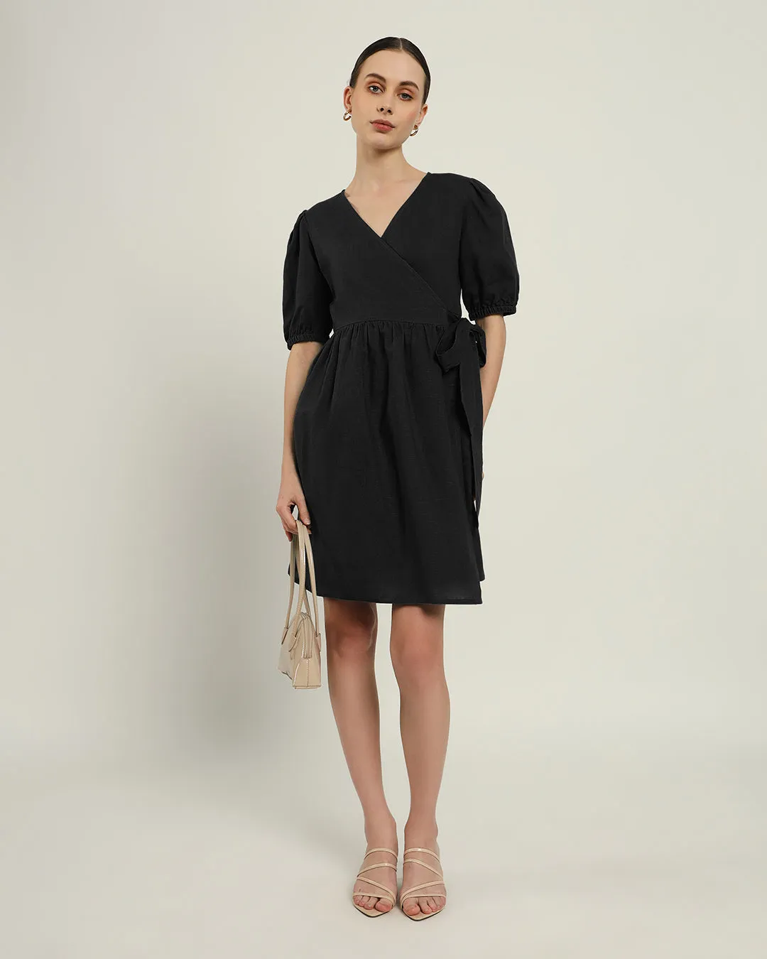 The Inzai Noir Cotton Dress