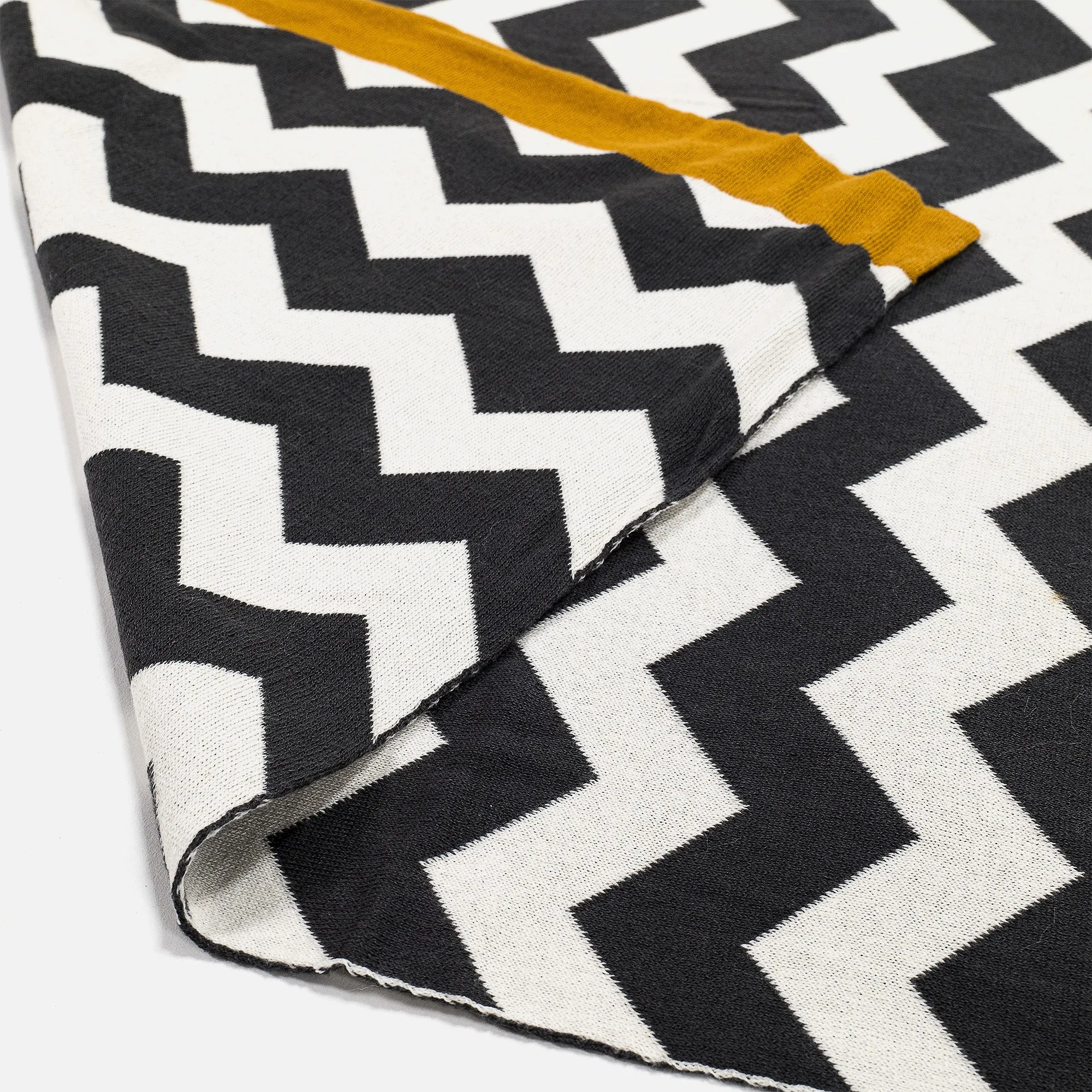 Throw / Blanket - Knitted Aztec