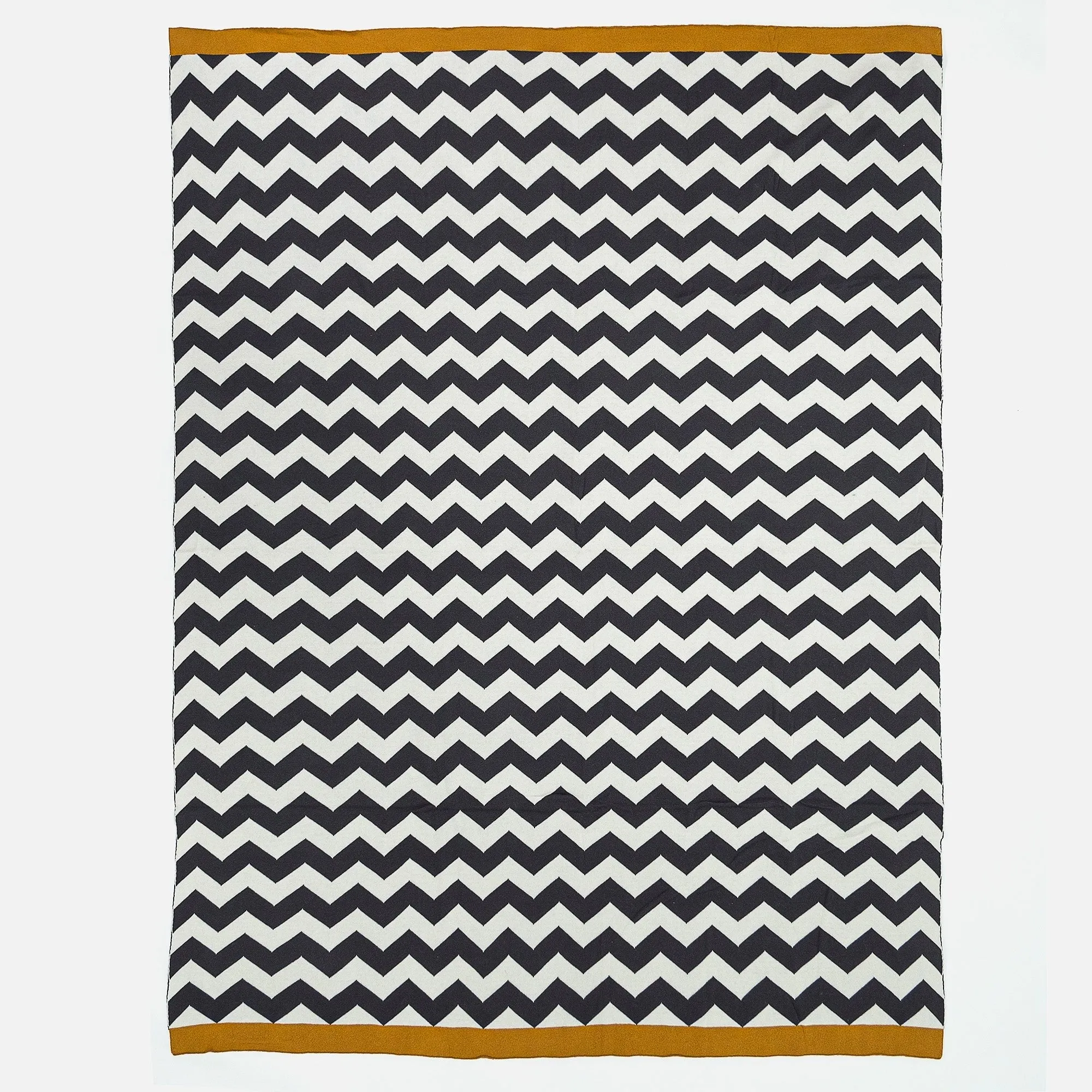 Throw / Blanket - Knitted Aztec