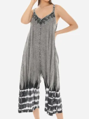 Women Boho Tie-Dye Jumpsuit