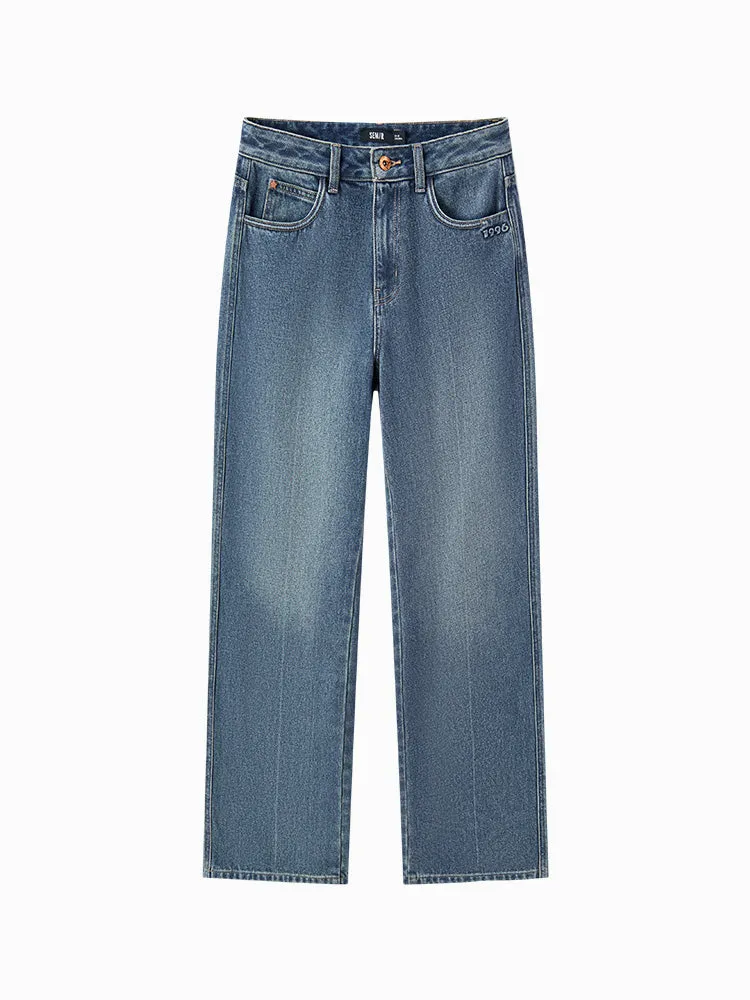 Women's gray wide leg pants
