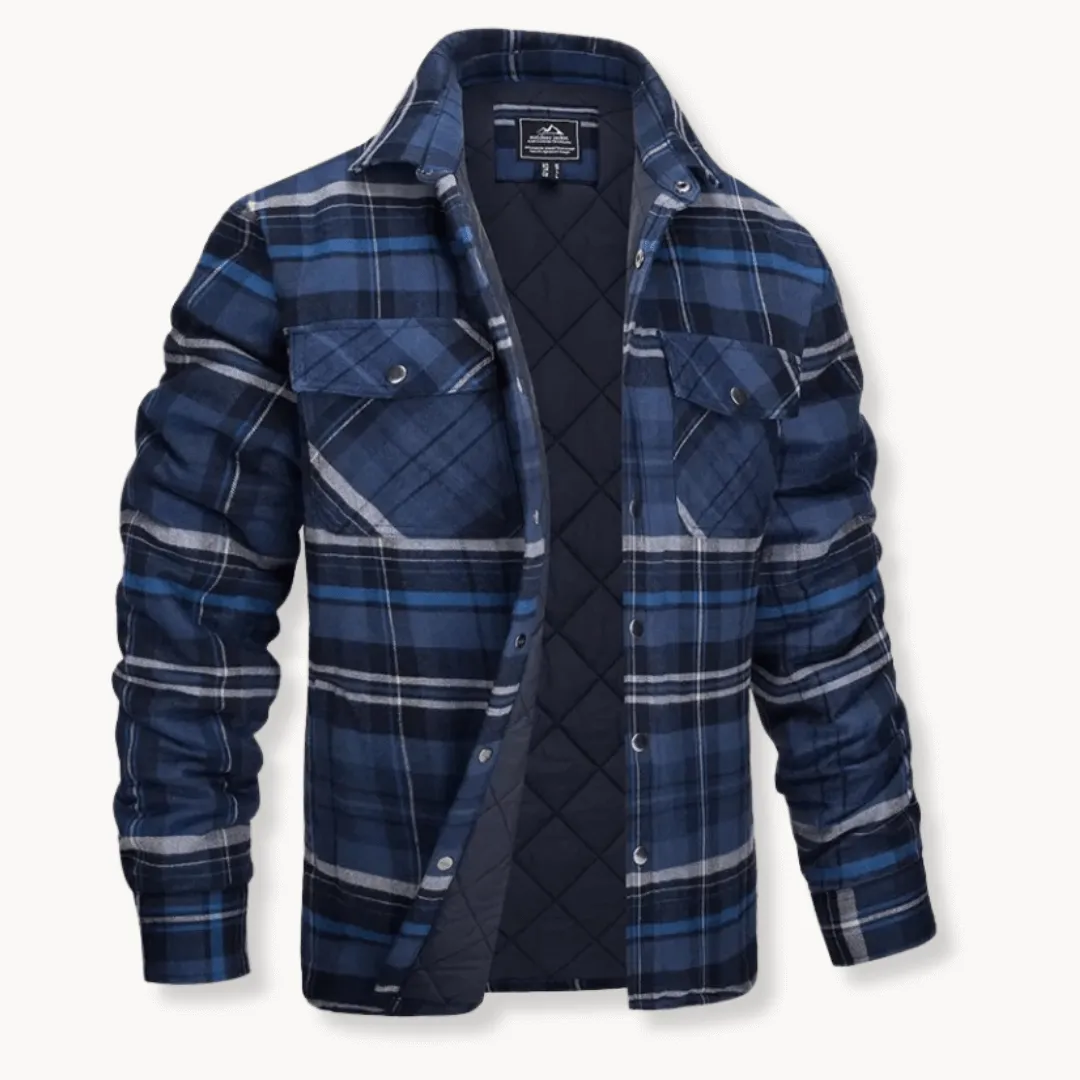 Women's Quilted Flannel Shacket Jacket