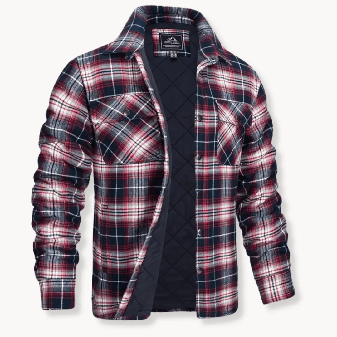 Women's Quilted Flannel Shacket Jacket