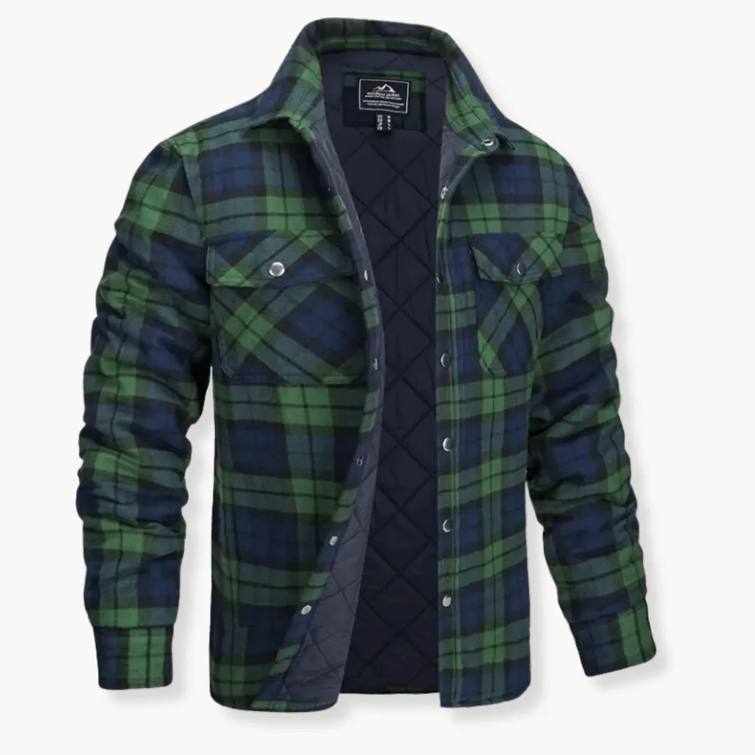 Women's Quilted Flannel Shacket Jacket