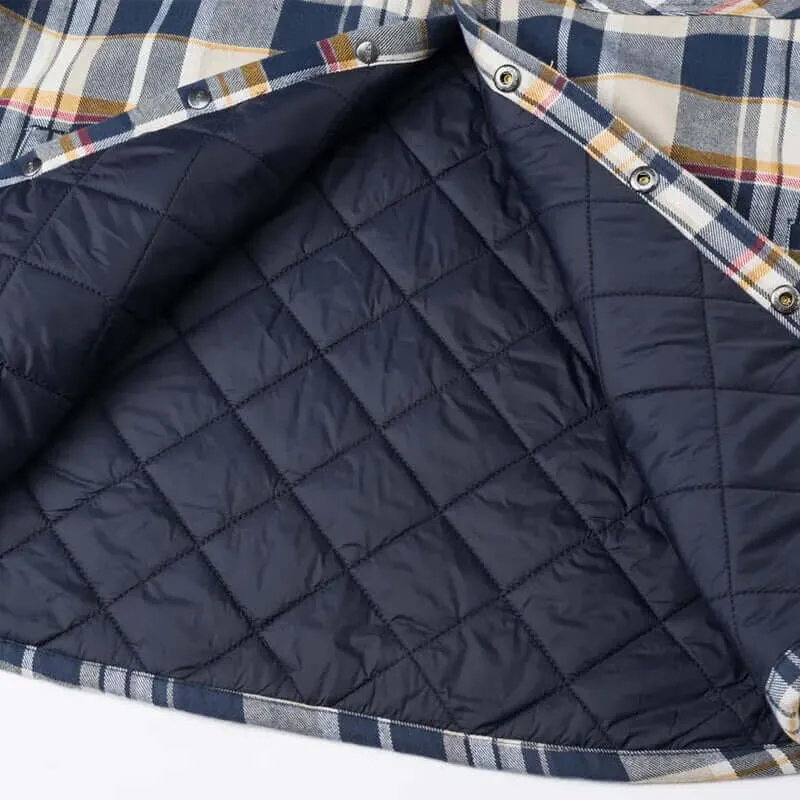 Women's Quilted Flannel Shacket Jacket