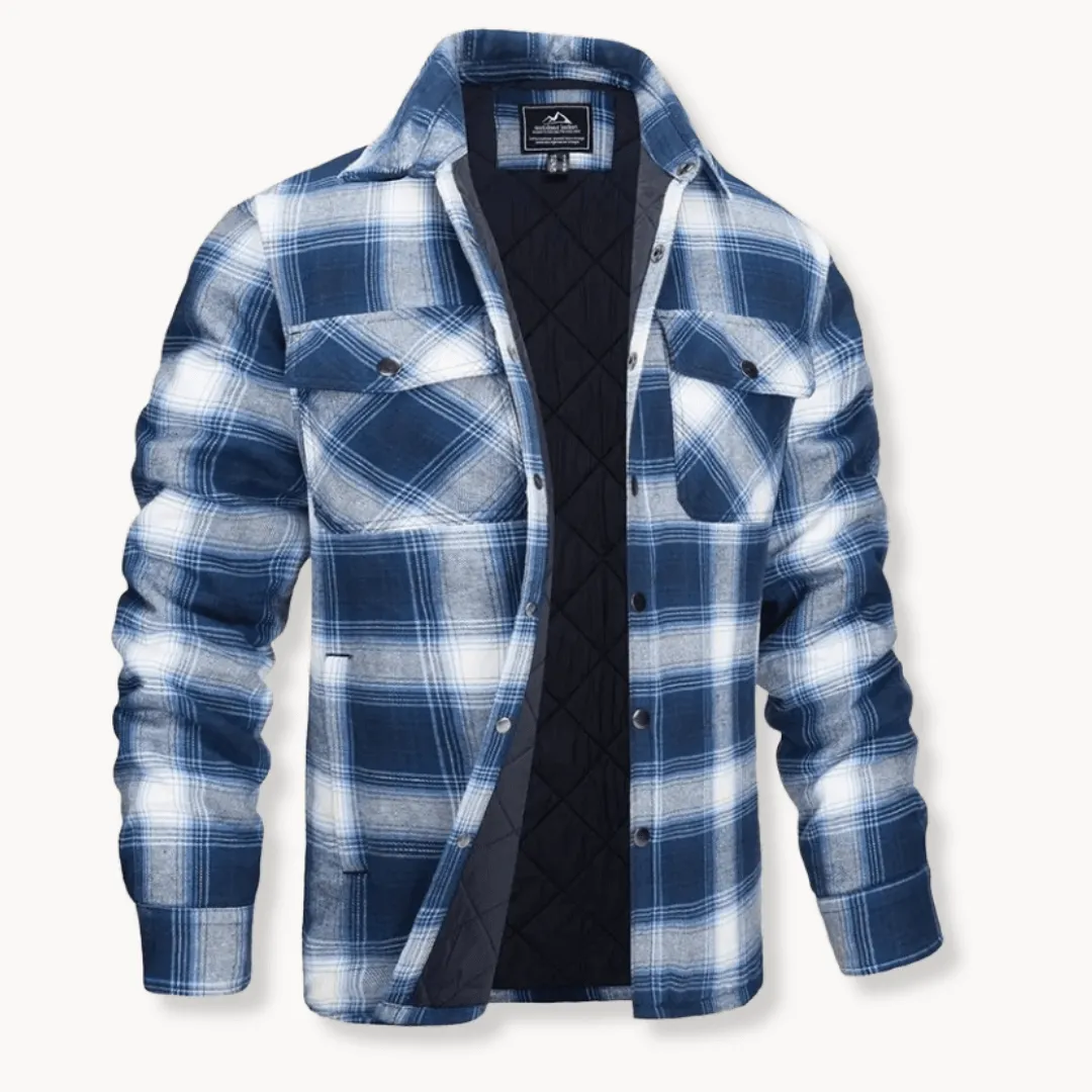 Women's Quilted Flannel Shacket Jacket
