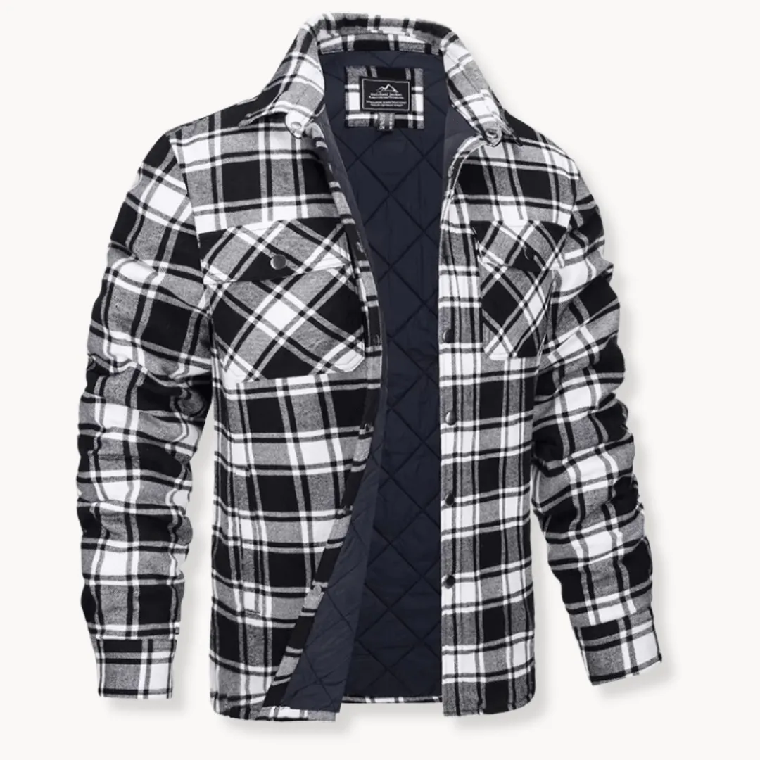 Women's Quilted Flannel Shacket Jacket