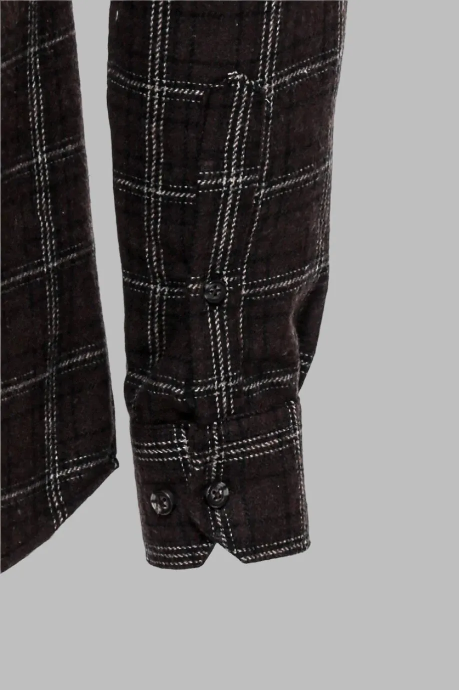 WSS Checked Brown Men Lumberjack Shirt  - Singen