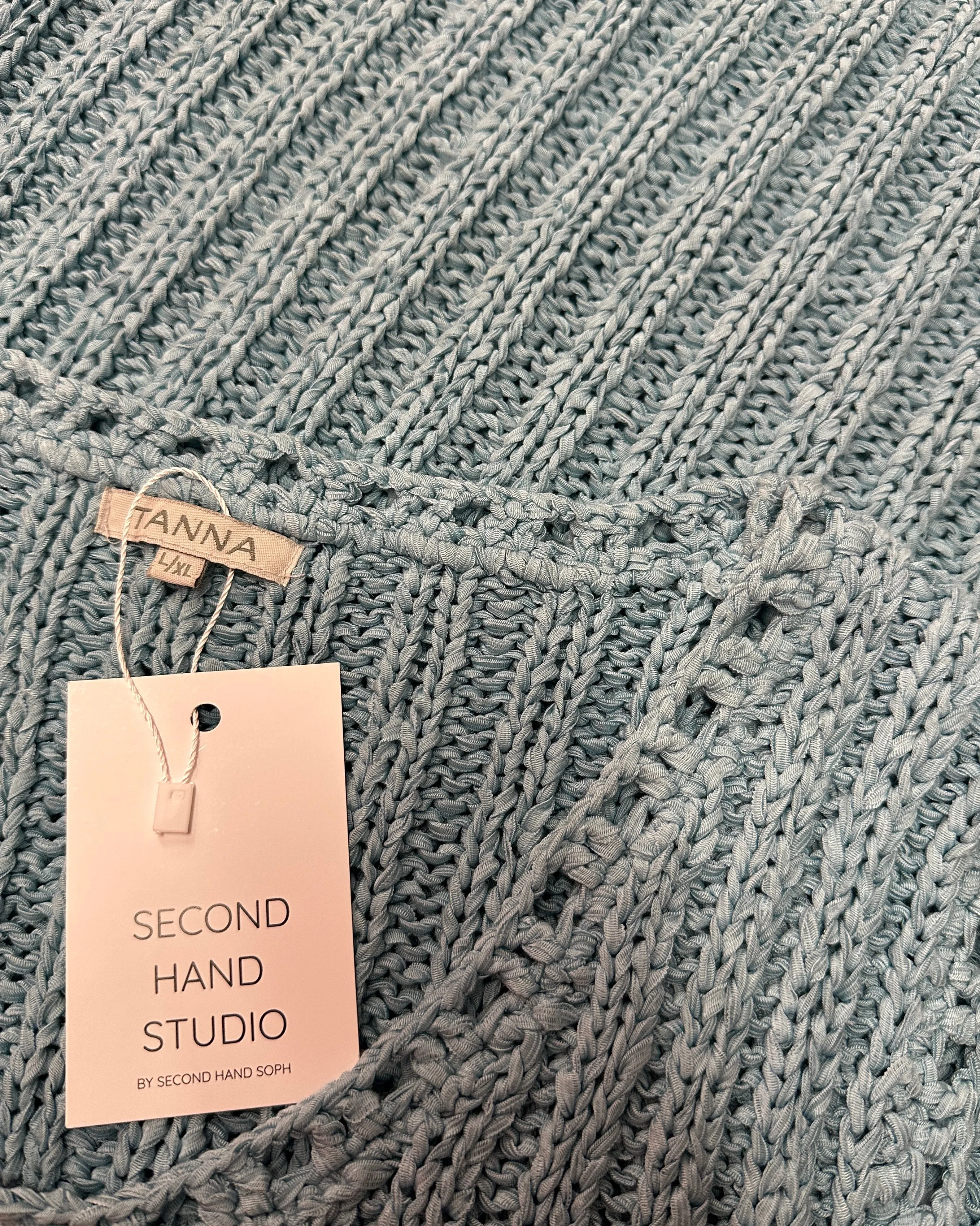 Y2K Vintage Blue Knitted Vest - 12
